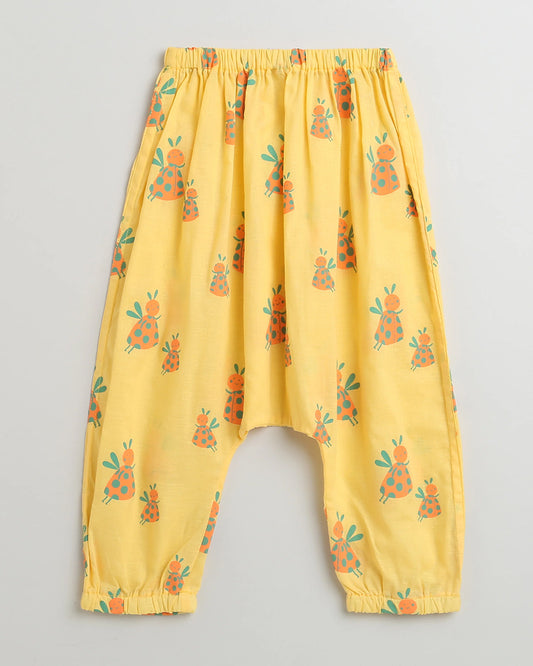 Mouse in the house Yellow Coord Set-Dotty Ladybug-Cotton-For Infants