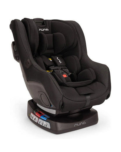 Nuna Rava Baby Car Seat-Convertible (Front & Rear Facing)-FAA Certified-10 Positions Recline-With Advanced Safety Technology-2 Years Warranty-For 0 to 7Y (Upto 30Kg)-Caviar