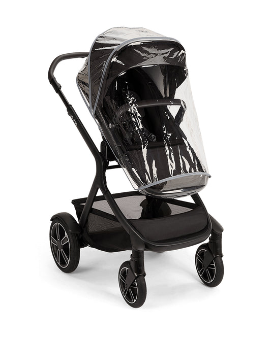 Nuna Demi Next Baby Stroller-Height Adjustable Parent Handle Bar-With Cup Holder-Wide Front Wheels-2 Years Warranty-Pram for 6M to 4Y (Upto 22 Kg)-Caviar