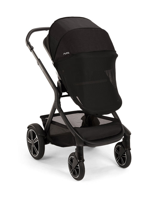 Nuna Demi Next Baby Stroller-Height Adjustable Parent Handle Bar-With Cup Holder-Wide Front Wheels-2 Years Warranty-Pram for 6M to 4Y (Upto 22 Kg)-Caviar