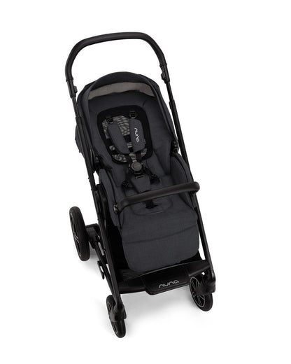 Nuna Mixx Next Baby Stroller-Height Adjustable Parent Handle Bar-Flat Reclining & Reversible Seat-Big Rear Wheels-Includes Rain Cover & Post Adaptors-2 Years Warranty-Pram for 0 to 4Y (Upto 22 Kg)-Ocean