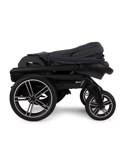 Nuna Mixx Next Baby Stroller-Height Adjustable Parent Handle Bar-Flat Reclining & Reversible Seat-Big Rear Wheels-Includes Rain Cover & Post Adaptors-2 Years Warranty-Pram for 0 to 4Y (Upto 22 Kg)-Ocean