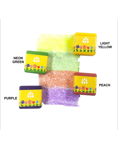 Azafran My First Crayon Unicorn-Pack Of 4 Jumbo Crayons-Promotes Creativity-Non Toxic-Art & Craft Kit-18M+