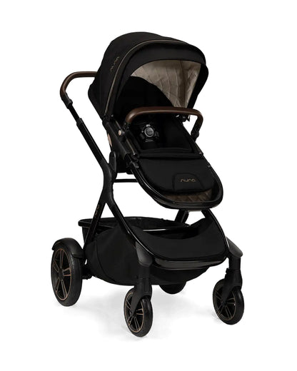 Nuna Demi Grow Baby Stroller-Converts to Double or Twin Stroller-Custom Dual Suspension-Pram for 0M+ (Upto 22 Kg)-Riveted