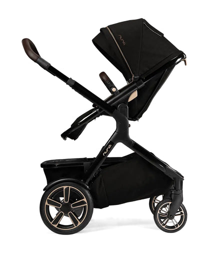 Nuna Demi Grow Baby Stroller-Converts to Double or Twin Stroller-Custom Dual Suspension-Pram for 0M+ (Upto 22 Kg)-Riveted