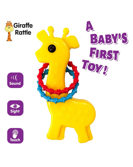 Funskool Giggles Giraffe Rattle Toy-For Infants