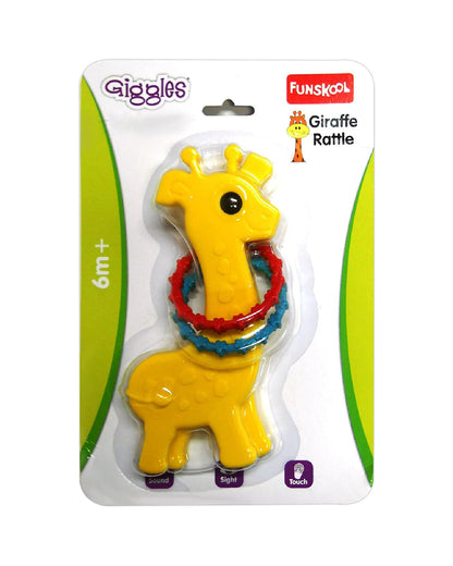 Funskool Giggles Giraffe Rattle Toy-For Infants