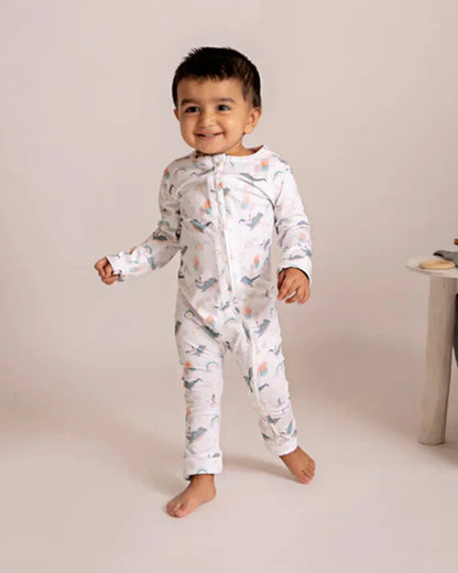 Cot & Candy Baby White Onesie-Printed-Organic Cotton-Pack Of 4-For Infants