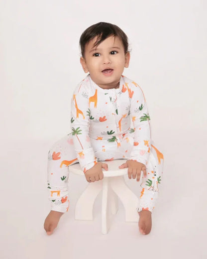 Cot & Candy Baby White Onesie-Printed-Organic Cotton-Pack Of 4-For Infants