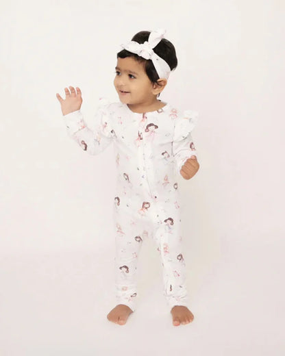 Cot & Candy Baby White Onesie-Printed-Organic Cotton-Pack Of 4-For Infants