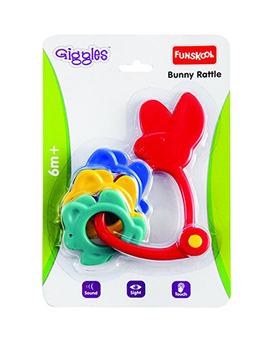 Funskool Giggles Bunny Rattle Toy-For Infants