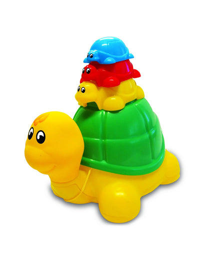 Funskool Giggles Ride N Hide Turtle Push & Pull Toy-9M+