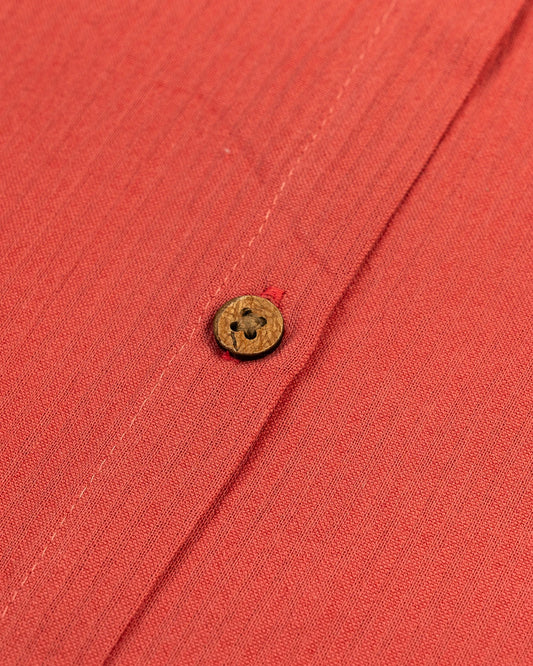 Beelittle Red Coord Set-Solid-Organic Muslin-For Infants