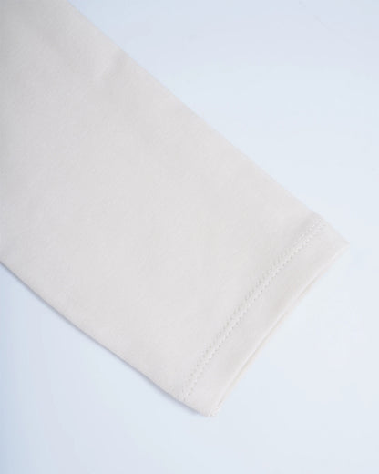 Beelittle Light Grey Full Sleeves T-shirt-Cotton-For Infants