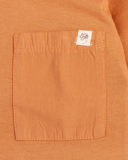 Beelittle Dusty Orange Full Sleeves T-shirt-Cotton-For Infants