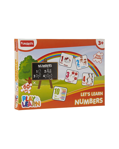 Funskool Play & Learn Numbers Puzzle-60 Pieces-Learning & Educational Toys-24M+