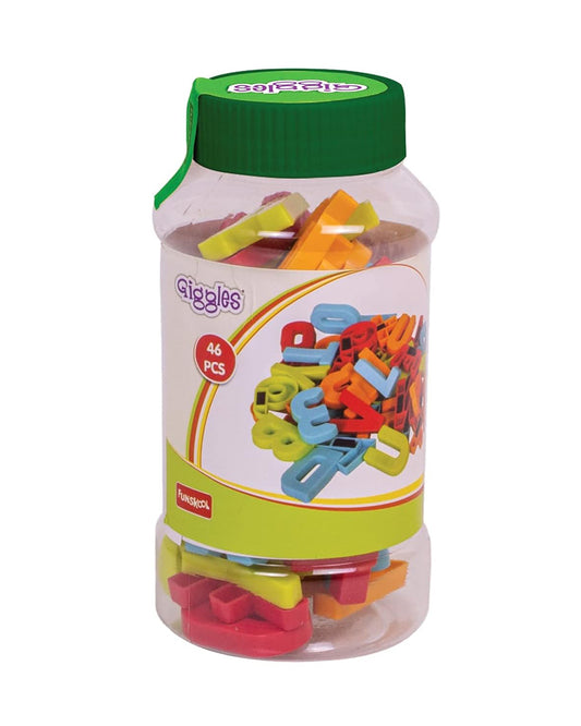 Funskool Giggles Magnetic Letters & Numbers Puzzle-46 Pieces-Learning & Educational Toys-24M+