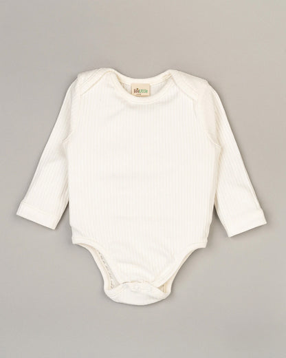 Beelittle White & Pink Bodysuits-Solid-Cotton-For Infants-Pack Of 3