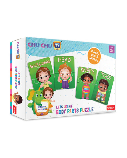 Funskool Puzzles Chu Chu Body Parts Puzzle-8 x 4 Pieces-Learning & Educational Toys-24M+