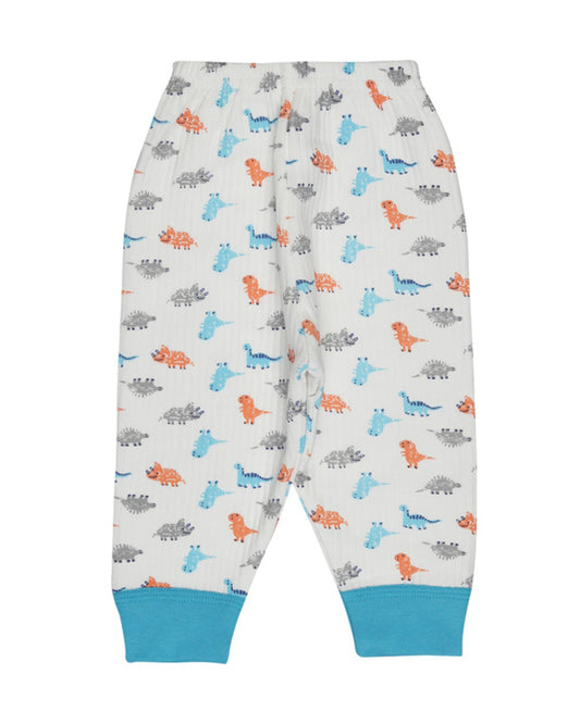 Bodycare Blue Thermal Set-Dinosaur-Cotton-For Infants