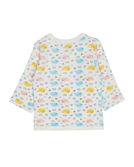 Bodycare Blue Thermal Set-Fishes-Cotton-For Infants