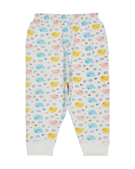 Bodycare Blue Thermal Set-Fishes-Cotton-For Infants