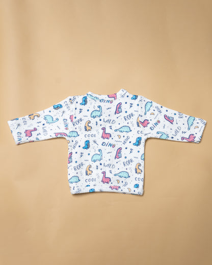 Bodycare Multicolor Thermal Set-Dinosaur-Cotton-For Infants