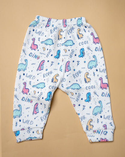 Bodycare Multicolor Thermal Set-Dinosaur-Cotton-For Infants