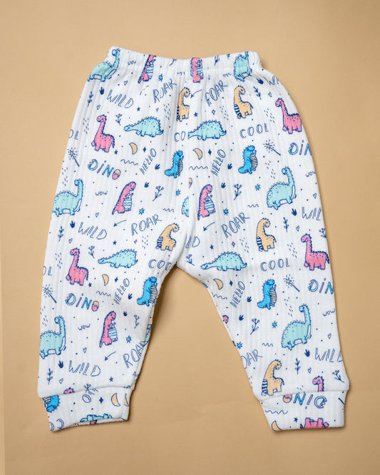 Bodycare Multicolor Thermal Set-Dinosaur-Cotton-For Infants