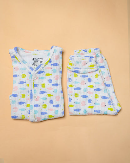 Bodycare Multicolor Thermal Set-Fishes-Cotton-For Infants