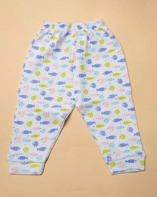 Bodycare Multicolored Thermal Set-Printed-Cotton-Pack Of 2-For Infants