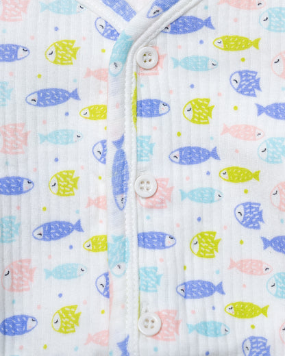 Bodycare Multicolor Thermal Set-Fishes-Cotton-For Infants