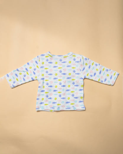 Bodycare Multicolor Thermal Set-Fishes-Cotton-For Infants