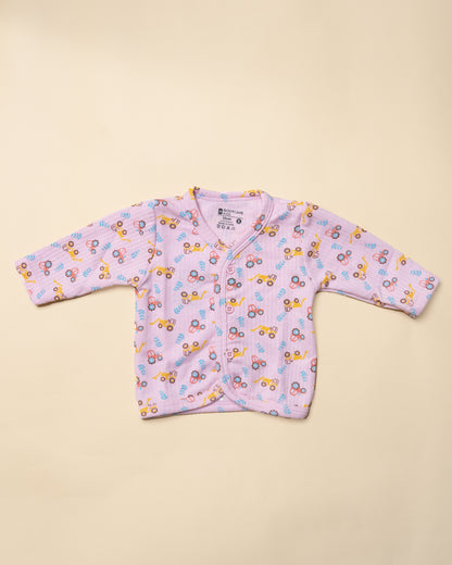 Bodycare Pink Thermal Set-Cars-Cotton-For Infants