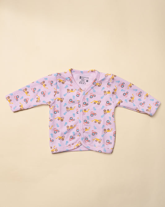 Bodycare Pink Thermal Set-Cars-Cotton-For Infants