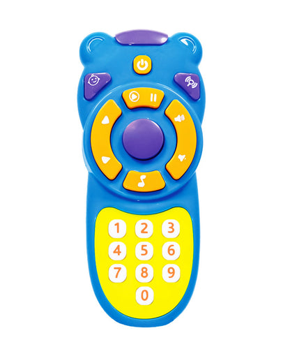 Pinokio Remo Play Remote Control-Interactive Musical TV Remote-Safe & Durable-9 Tunes, Vibrant Lights & Playful Sound Effects-Musical Toy-Blue