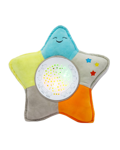 Pinokio Dreamy Light Projector-Washable Star Plush Toy with Soothing Night Light, Star Projection-10 Melodies & Volume Control-Safe & Durable-Musical Toy