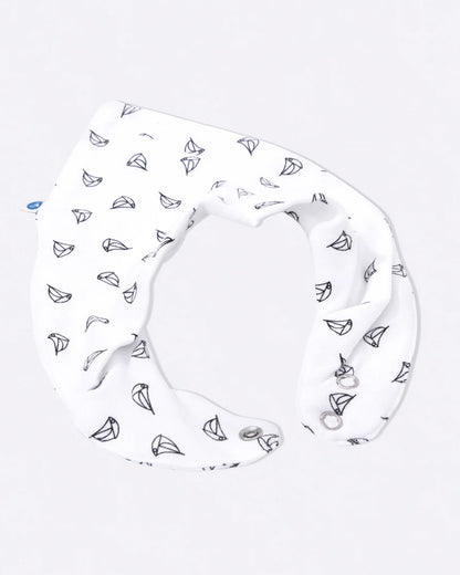 Cotton Bug Baby Bibs-100% Organic Cotton-Easy Snap Button-Anchor-Pack of 2-For Infants