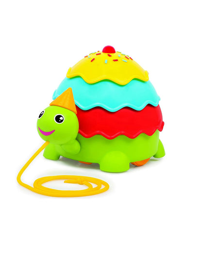 Funskool Giggles Ice Cream Turtle Push & Pull Toy-9M+