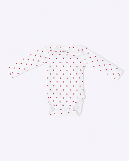 Cotton Bug White & Multicolor Bodysuit Sets with Caps-Organic Cotton-Star-Pack of 3-For Infants