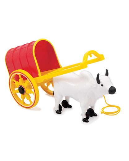 Funskool Giggles Bullock Cart Push & Pull Toy-9M+