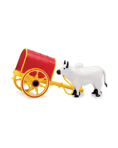 Funskool Giggles Bullock Cart Push & Pull Toy-9M+