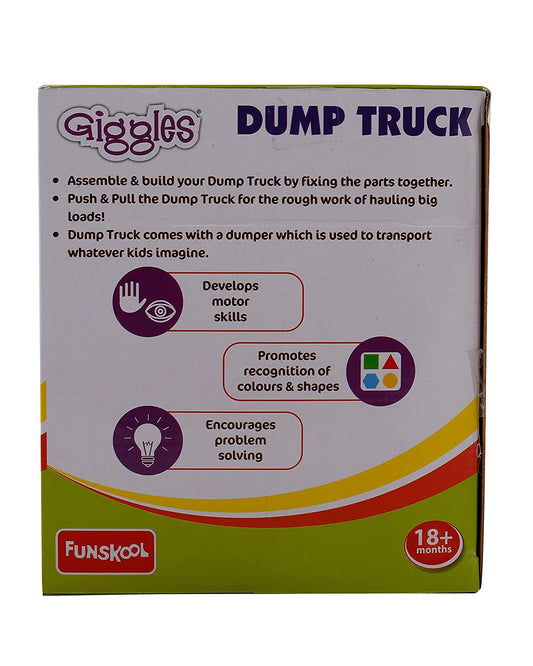 Funskool Giggles Dump Truck Vehicle Toy-9M+