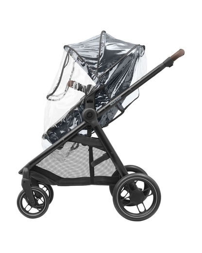 Maxi Cosi Zelia 3.0 Baby Stroller-2 in 1 Seat With Carry Cot Mode-Height Adjustable Parent Handle Bar-Reversible Seat-One Hand Fold-Travel System Compatible-6 Months Warranty-For 0 to 4Y (Upto 22 Kg)-Essential Graphite