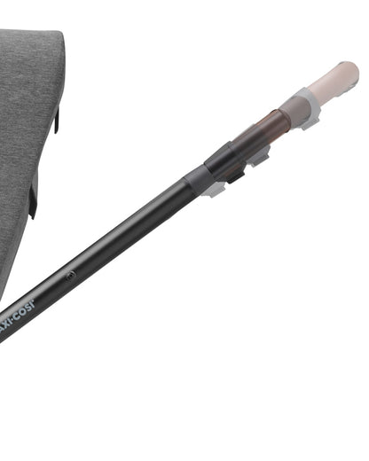 Maxi Cosi Street Baby Stroller-Height Adjustable Parent Handle Bar-Reversible & Flat Reclining Seat-One Hand Fold-Travel System Compatible-6 Months Warranty-For 0 to 4Y (Upto 22 Kg)-Select Grey