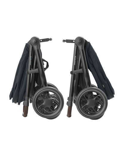 Maxi Cosi Street Baby Stroller-Height Adjustable Parent Handle Bar-Reversible & Flat Reclining Seat-One Hand Fold-Travel System Compatible-6 Months Warranty-For 0 to 4Y (Upto 22 Kg)-Essential Grey