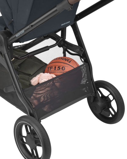 Maxi Cosi Street Baby Stroller-Height Adjustable Parent Handle Bar-Reversible & Flat Reclining Seat-One Hand Fold-Travel System Compatible-6 Months Warranty-For 0 to 4Y (Upto 22 Kg)-Essential Grey