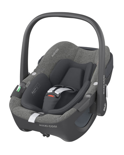 Maxi Cosi Pebble 360 Rear Facing Baby Car Seat-360 Degree Rotating- G CELL Side Impact Protection-For 0 to 15M (Upto 13 Kg)-Select Grey