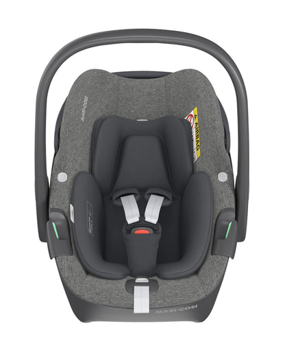 Maxi Cosi Pebble 360 Rear Facing Baby Car Seat-360 Degree Rotating- G CELL Side Impact Protection-For 0 to 15M (Upto 13 Kg)-Select Grey