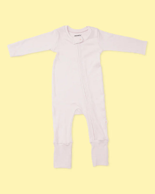 Greendigo Lavender Sleepsuit-Rosy Dreams-100% Pure Bamboo-For Infants